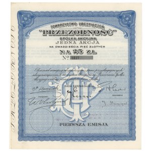 Compagnie d'assurance PRZEZORNOŚĆ, Em.1, 25 PLN