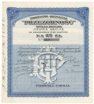 Versicherungsgesellschaft PRZEZORNOŚĆ, Em.1, 25 PLN