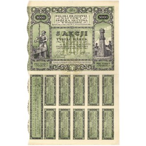 Industrie pétrolière polonaise, Em.3, 5x 1,000 mk 1923