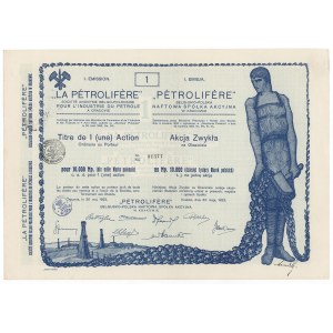 PETROLIFERE Belgijsko-Polska Naftowa Sp., Em.1, 10.000 mkp 1923