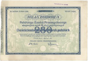 Polski Bank Przemysłowy, 10x 280 mk Janvier 1921