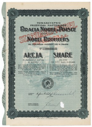 STANDARD NOBEL in Polen, 50 Zloty 1925