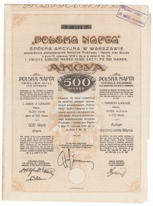 POLSKA NAFTA Sp. Akc., Em.1, 500 mkp