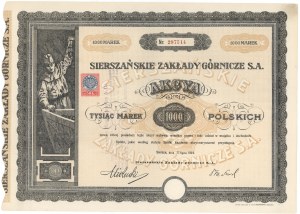 Siershan Mining Works, 1,000 mkp 1922
