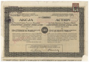 L. Zieleniewski in Krakau, Lemberg und Sanok, 140 mkp 1921