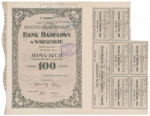 Bank Handlowy in Warsaw, Em.13, 100 zloty 1927