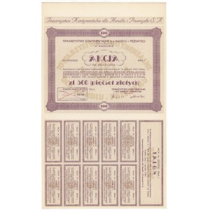 Société continentale pour le commerce et l'industrie, 500 zl 1936