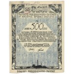 Spinning and Weaving Plants in Krosno, Em.1, 25x 500 mkp 1921