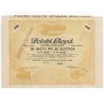 Polski Lloyd Sp. Akc., Em.1, 20x 20 PLN 1926
