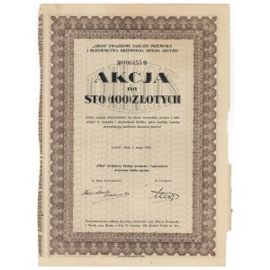 OIKOS Związkowe Zakłady Przemysłu i Budownictwa Drzewnego, 100 zł 1926