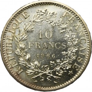 France, V Republic, 10 Francs Paris 1966