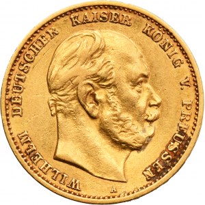 Germany, Kingdom of Prussia, Wilhelm I, 10 Mark Berlin 1880 A