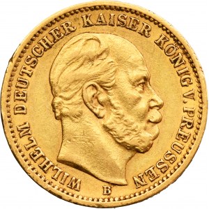 Germany, Kingdom of Prussia, Wilhelm I, 20 Mark Hannover 1873 B