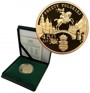 200 złotych 2008 450 lat Poczty Polskiej