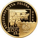 200 złotych 2008 450 lat Poczty Polskiej