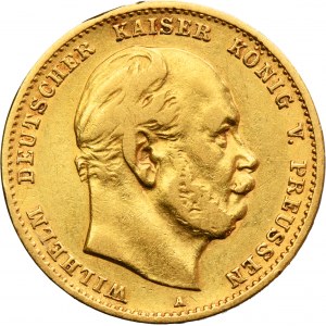 Germany, Kingdom of Prussia, Wilhelm I, 10 Mark Berlin 1873 C