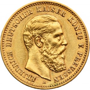 Deutschland, Königreich Preußen, Friedrich III., 10 Mark Berlin 1888 A