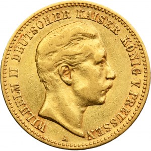 Germany, Kingdom of Prussia, Wilhelm II, 10 Mark Berlin 1896 A