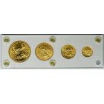 Set, USA, American Gold Eagle 1/10-1 oz. 1987 (4 pcs.)