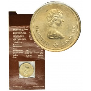 Canada, Elizabeth II, 100 Dollars Ottawa 1976 Montreal Summer Olympics
