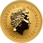 Australia, Elizabeth II, 100 Dollars 2004 Lunar Series - Year of the Monkey
