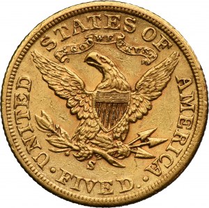 USA, 5 Dollars Philadelphia 1901 - Liberty Head