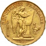 France, Third Republic, 20 Francs Paris 1891 A
