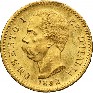 Italy, Kingdom of Italy, Umberto I, 20 Lira Rome 1882 R