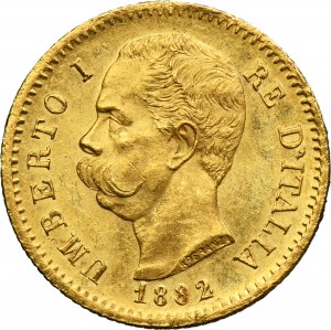 Italy, Kingdom of Italy, Umberto I, 20 Lira Rome 1882 R