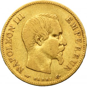 France, Napoleon III, 10 Francs Paris 1857 A