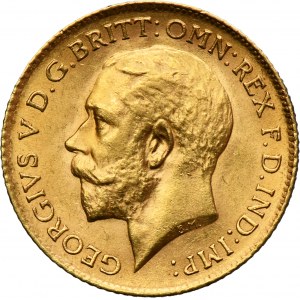 Great Britain, George V 1/2 Sovereign Londyn 1914