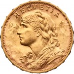 Switzerland, Swiss Confederation, 20 Francs Berno1930 B