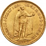Hungary, Franz Joseph I, 10 Korona Kremnitz 1904 KB