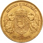 Hungary, Franz Joseph I, 10 Korona Kremnitz 1904 KB