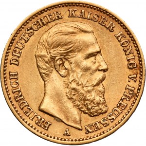 Germany, Kingdom of Prussia, Friedrich III, 20 Mark Berlin 1888 A