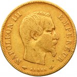 France, Napoleon III, 10 Francs Paris 1857 A