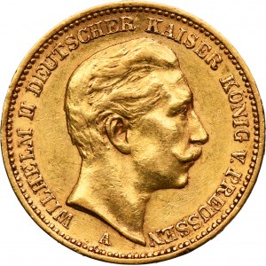 Germany, Kingdom of Prussia, Wilhelm II, 20 Marek Berlin 1901 A