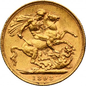 Great Britain, Victoria, Sovereign London 1893