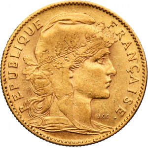 Frankreich, Dritte Republik, 10 Francs Paris 1906