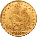 France, Third Republic, 10 Francs Paris 1906