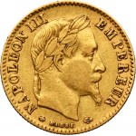 France, Napoleon III, 10 Francs Paris 1868 A