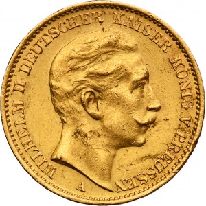 Germany, Kingdom of Prussia, Wilhelm II, 20 Mark Berlin 1910 A
