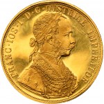 Austria, Franz Joseph I, 4 Ducats Vienna 1915 - RESTRIKE