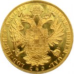 Austria, Franz Joseph I, 4 Ducats Vienna 1915 - RESTRIKE