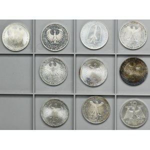 Set, Germany, FRG, 10 Mark (10 pcs.)