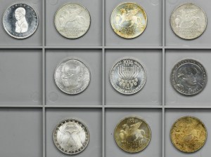 Set, Germany, FRG, 5 Mark (10 pcs.)