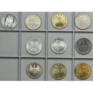 Set, Germany, FRG, 5 Mark (10 pcs.)