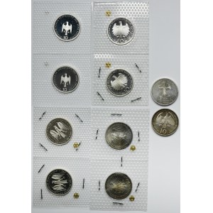 Set, Germany, FRG, 10 Mark (10 pcs.)