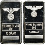 Set, Germany, Silver bars 