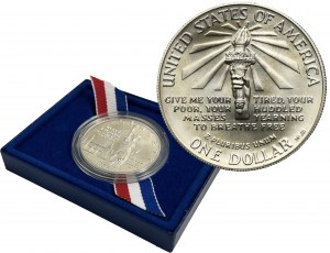 USA, 1 Dollar Philadelphia 1986 P - Ellis Island